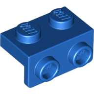 Lego Bracket 1 x 2 - 1 x 2 / Blue