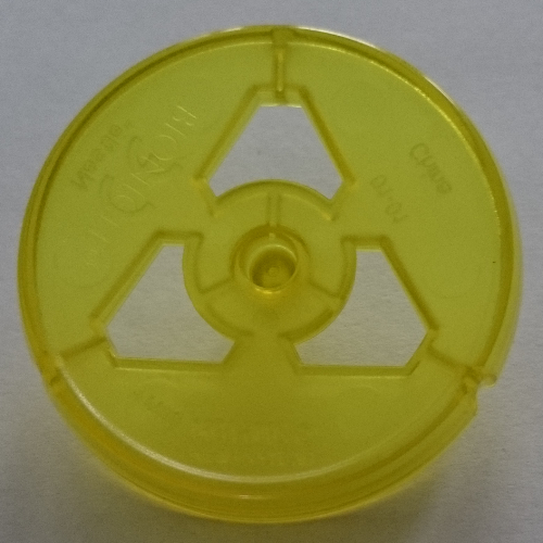 Lego Projectile, Disk, Triangular Holes