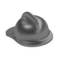 Lego Helmet Fire / Metallic Silver