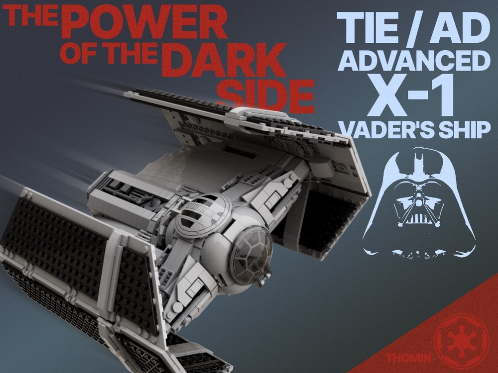 Lego TIE / AD Advanced x1 (Vader's ship)