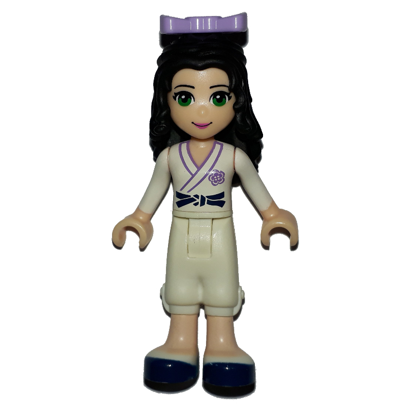 Lego Emma - White Robe, White Trousers, Karate