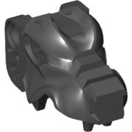 Lego Animal Body Part, Wolf Head, 'Fenris Wolf' / Black