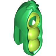 Lego Costume Pea with Lime Peas Pattern / Green