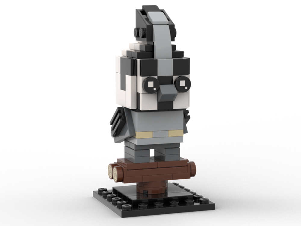 Lego Bridled Titmouse: Birdheadz