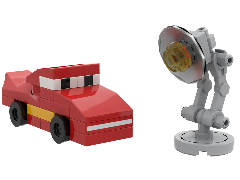 Lego Lightening and Luxor Jr.