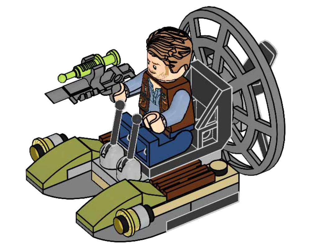 Lego Owen with Airboat