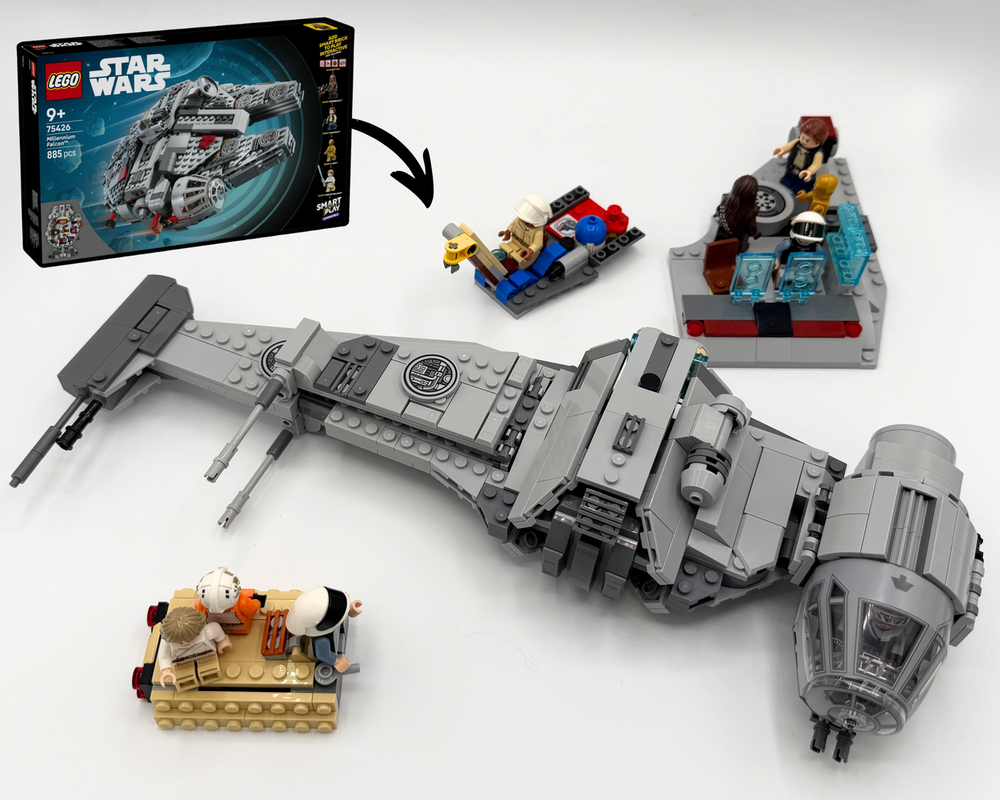 Lego Smart B-Wing & Rebel Control Center (75426 Alternate Model)