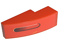 Lego Slope, Curved 3 x 1 with Taillight Pattern Left (Sticker) - Set 8671