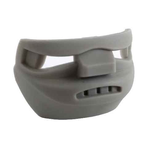 Lego Large Figure Mask / Visor, Hockey Mask 7 with teeth and scowl