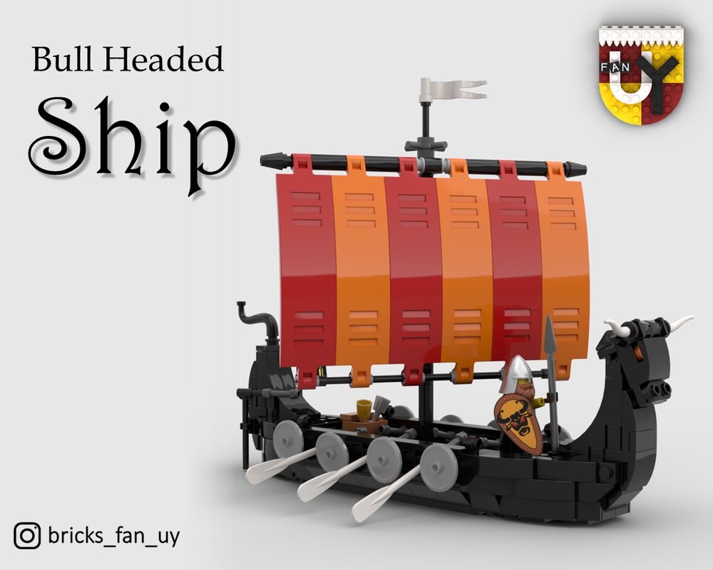 Lego Bull Headed Longship