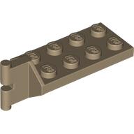 Lego Hinge Plate 2 x 4 with Articulated Joint - Male / Dark Tan