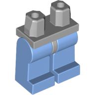 Lego Hips and Medium Blue Legs / Light Bluish Gray