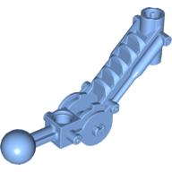 Lego Large Figure Skeletal, Limb, Angular with Ball Joint, and Axle Hole / Medium Blue