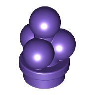 Lego Food Ice Cream Scoops / Dark Purple