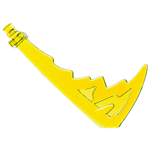 Lego Weapon Katana with Trailing Effect / Trans-Neon Green