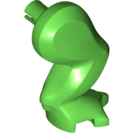 Lego Animal Body Part, Dinosaur, 'Rex' Leg - Right / Bright Green
