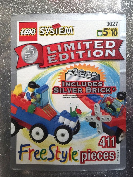 Lego 25th Anniversary Silver Bucket