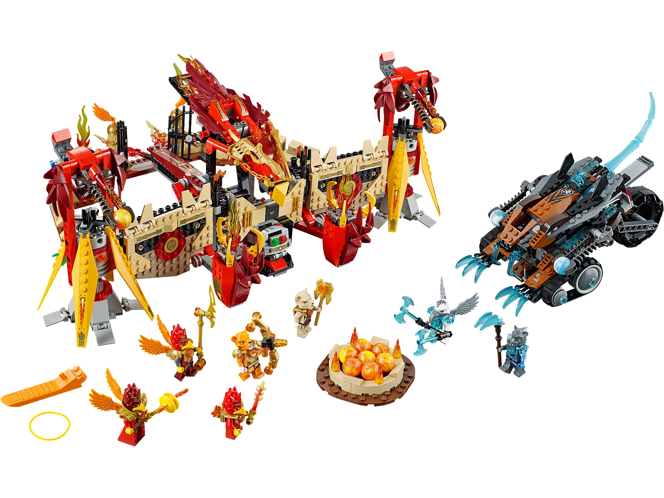 Lego Flying Phoenix Fire Temple