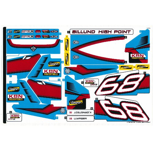 Lego Sticker Sheet for Set 42077-1