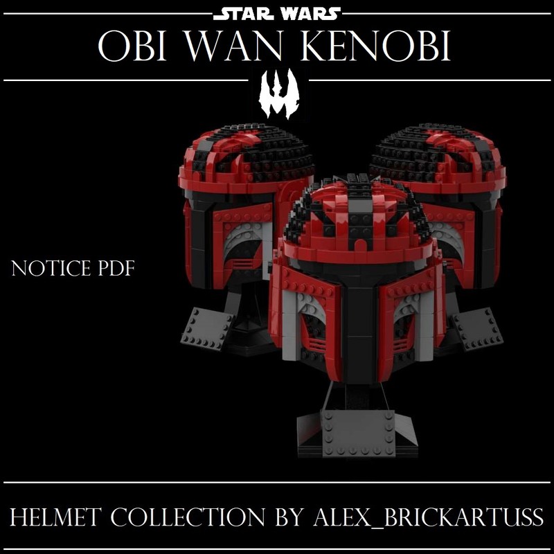 Lego Helmet Obi Wan Kenobi