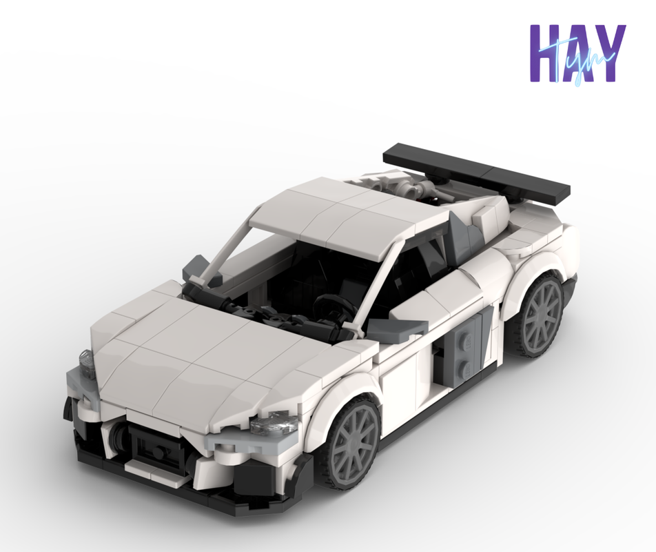 Lego Audi R8 V10 GT (White)