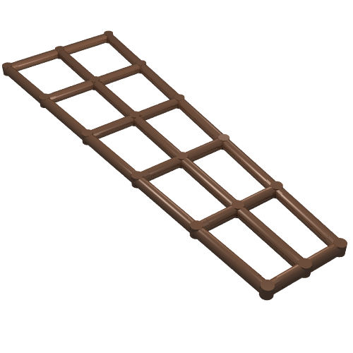 Lego Boat, Mast Rigging Short 16 x 5 / Brown