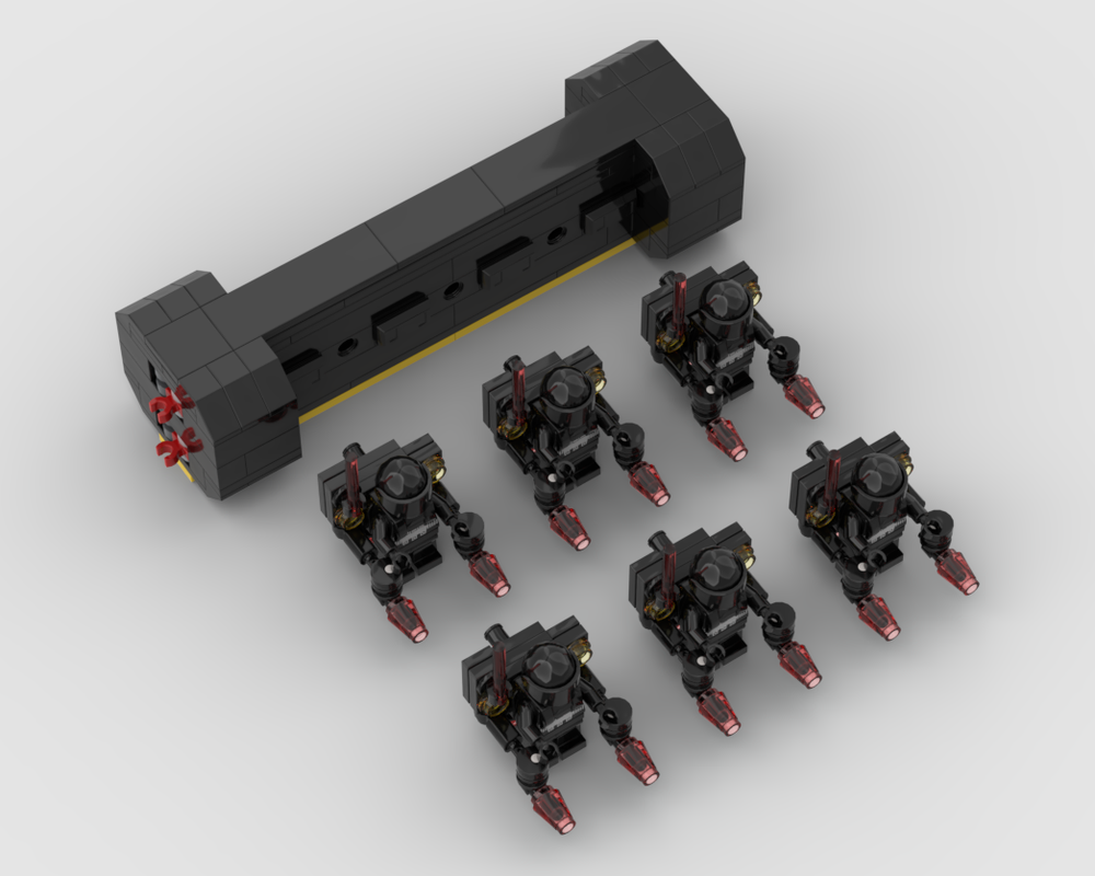 Lego Blacktron Heavy Trooper Deployment Module