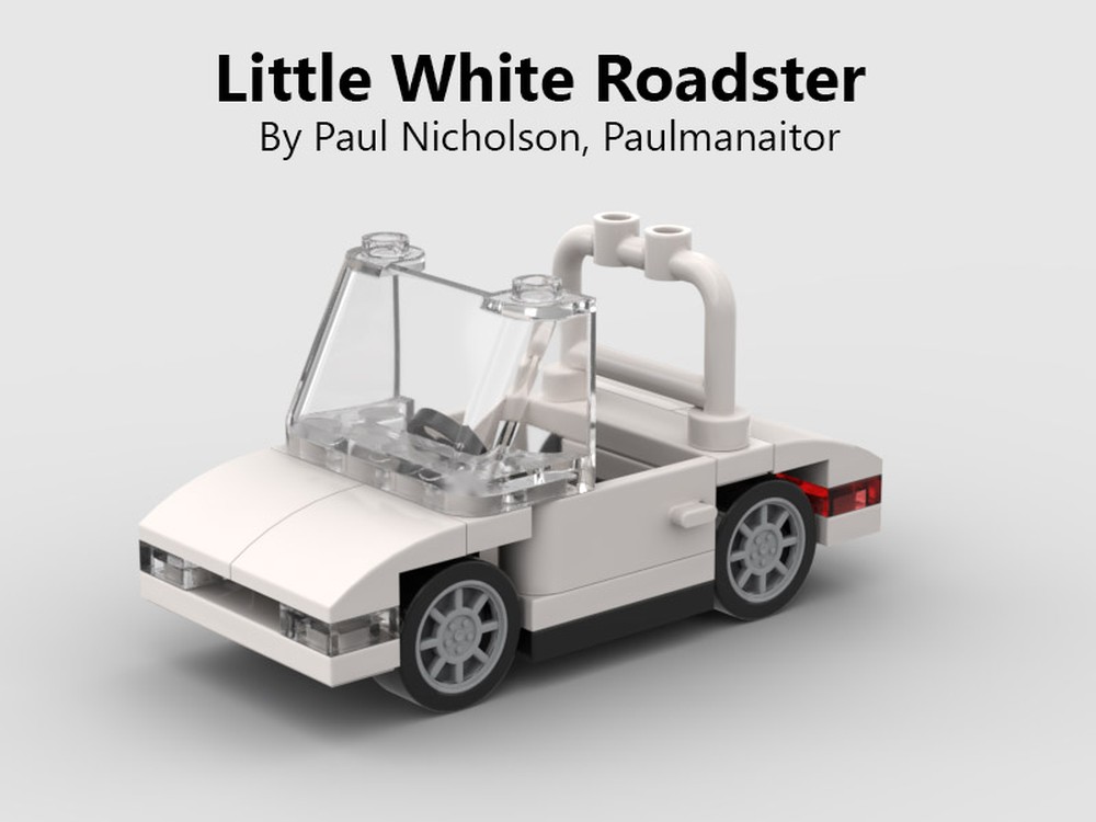 Lego Little White Roadster