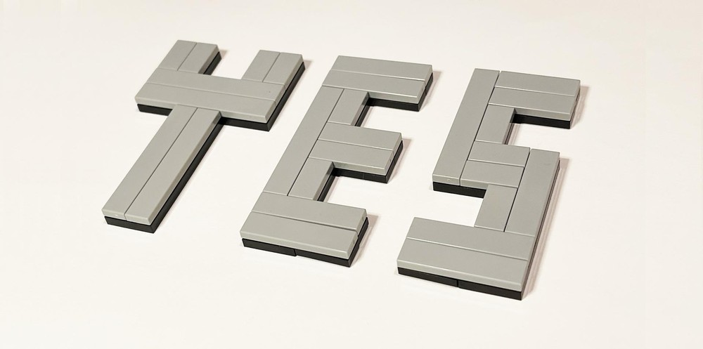 Lego YES Symmetry Puzzle