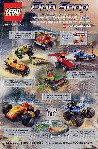 Lego 2002 Lego Club Shop Jan/Feb