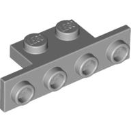 Lego Bracket 1 x 2 - 1 x 4 [Square Corners] / Light Bluish Gray