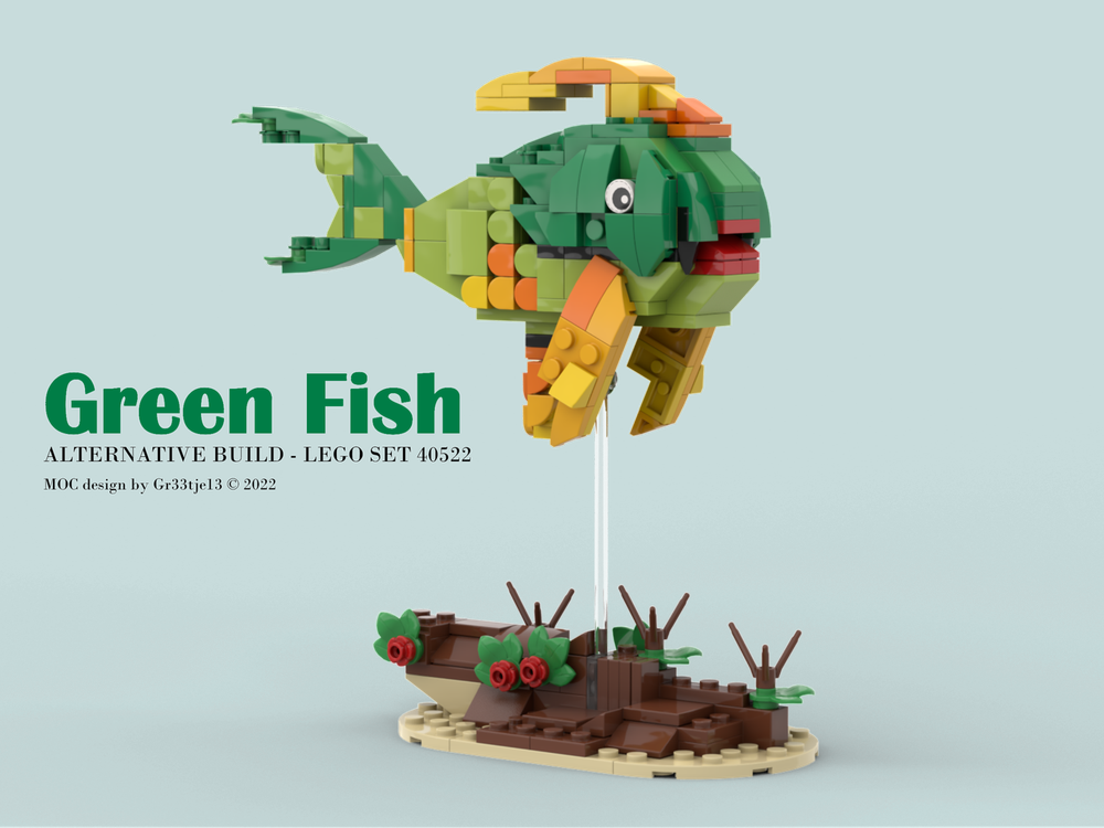 Lego Green Fish