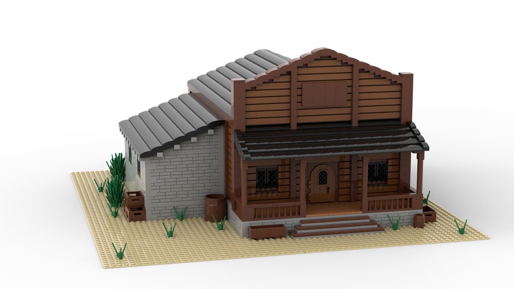Lego Western - Bureau du Shérif - Sheriff's Office - MOC