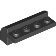 Lego Brick Curved 2 x 4 x 1 1/3 / Black