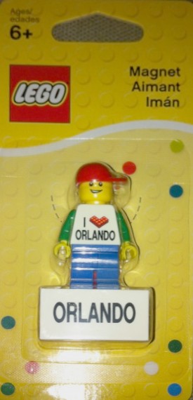 Lego I [Heart] Orlando Figure Magnet