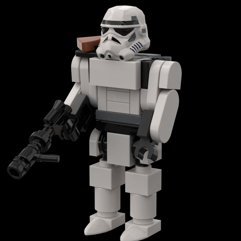 Lego Brick-Built Sandtrooper