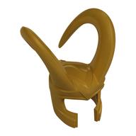 Lego Minifig Helmet with Large Curved Flexible Horns