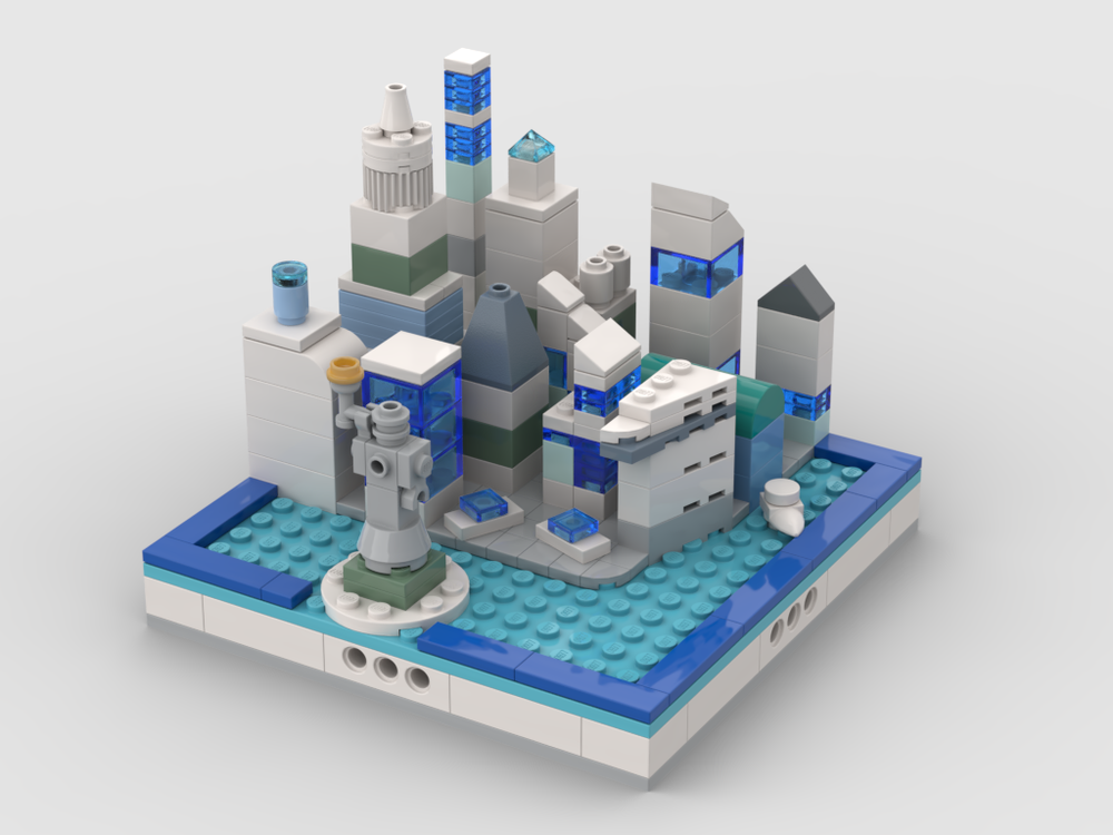 Lego New York mini scale
