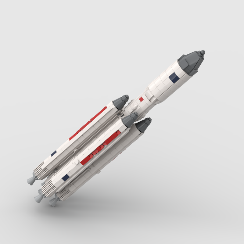 Lego 1:110 Angara 5 rocket with Briz-M upper stage
