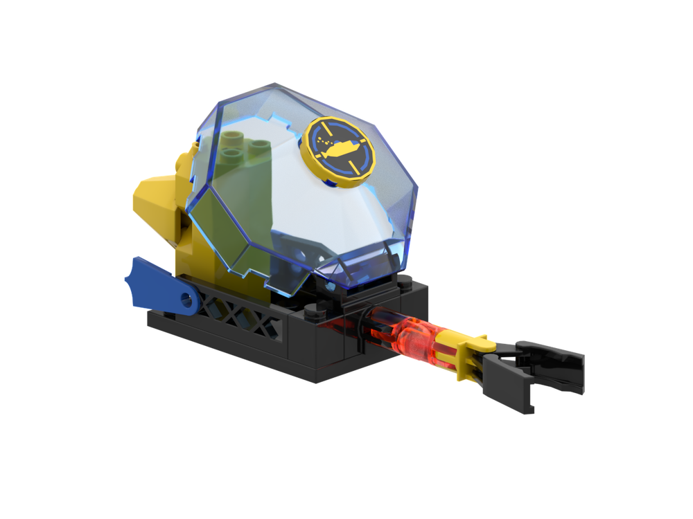 Lego Aqua - 6125 B-Model - Small Submarine v1
