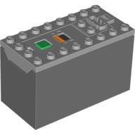 Lego Battery Box, Power Functions, with Dark Bluish Gray Bottom [Non-Rechargeable] / Light Bluish Gray