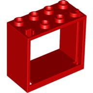 Lego Window 2 x 4 x 3 Frame with Hollow Studs
