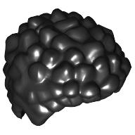 Lego Hair Coiled and Short / Black