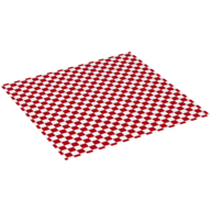 Lego Blanket, Red Chequers Print (Picnic) / White