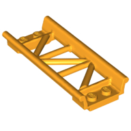 Lego Vehicle Track, Roller Coaster Straight 8L / Bright Light Orange