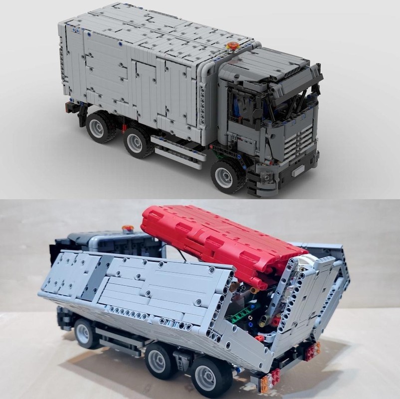 Lego Missile launches disguised cargo truck