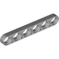 Lego Technic Beam 1 x 6 Thin / Light Bluish Gray
