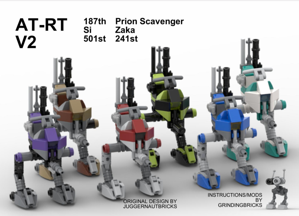 Lego AT-RT V2 - 6 Variant Bundle