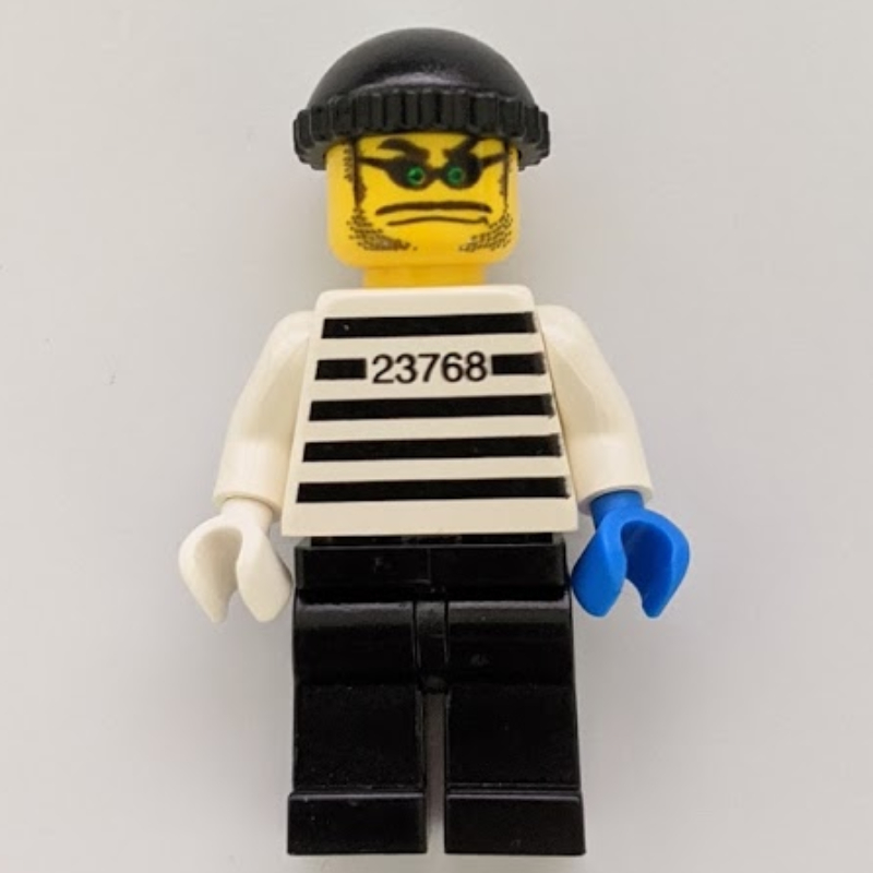 Lego Brickster with Black Hat