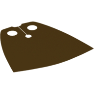 Lego Neckwear Cape, Standard [Spongy Stretchable Fabric] / Dark Brown